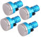 VGEBY Rc Magnetic Stealth, 4 Stück Metall Magnetic Stealth Shell Karosseriepfosten Für Cc01/Axial/Scx10 Hsp 02010 1:10 Autozubehör Rc Karosserie Halterung