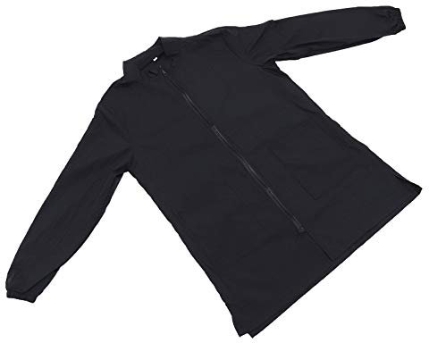 Hemobllo Hundesalon Arbeit Kleidung Schürze Katze Hund Pflege Schürzen Pet Haircutting Kleidung Hundesalon Kittel mit Taschen für Salon Schwarz Größe