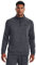 Under Armour Mens Half Zip Fleece Top Pitchgray S