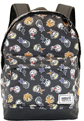 Naruto Wind-Fan HS Rucksack, Schwarz, 30 x 43 cm, Kapazität 22 L