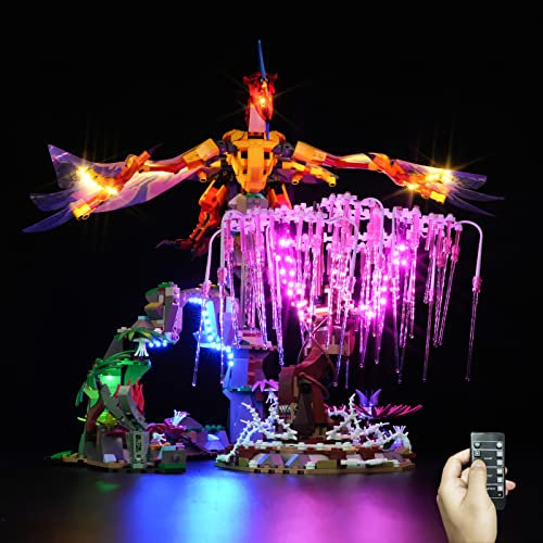 cooldac LED Licht-Kit für LEGO 75574 Avatar Toruk Makto und der Baum der Seelen Set, Led Beleuchtungs Set Kompatibel mit Lego 75574- Fernbedienungsversion (nur Lichter, Keine Lego-Modelle)