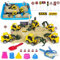 Hymaz Play Sand Sensory Bin Girls Boys Toys, Magic Sand Construction| Unicorn| Dinosaurs| Ice Cream Kits for 3-9 Year Old Girl Boy Kid Gifts Toys Birthday Presents, Play Sand Art Kit Sandbox