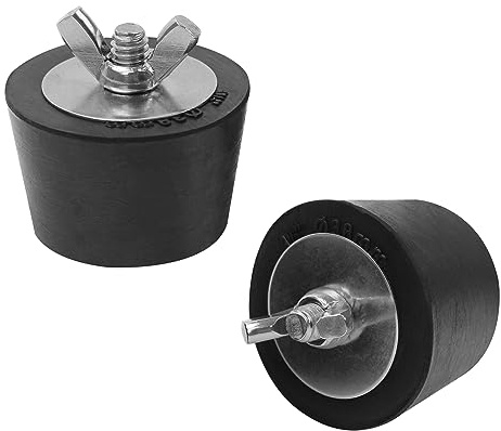 VIDABTE Pool-Überwinterungsstecker, 3,3 cm bis 3,8 cm, Schwimmbad-Winter-Erweiterungsstopfen, Pool-Skimmer-Stöpsel, 2 Stück