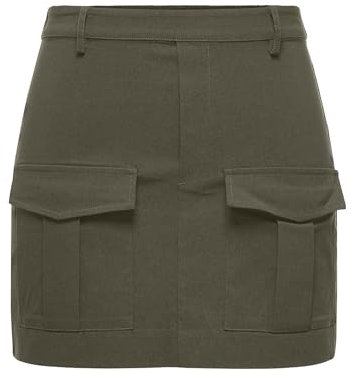 ONLY Damen Onlfiona Skirt JRS Rock, Kalamata, 34