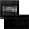 Oranier Einbau-Backofen Set EBS220 autark - 5 Funktionen & Flexx-Induktion 90 cm mit Kochfeldabzug KXI 1092-4 Kochzonen & Brückenfunktion