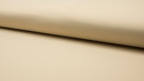 Verdunklungsstoff BLACK OUT Meterware 220g/m² Vorhangstoff lichtundurchlässig blickdicht Gardinen Sonnenschutz Lichtschutz Sichtschutz (Sand)