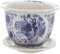 BESPORTBLE Maceta De Cerámica Jingdezhen Maceteros Exterior Jardineras Exterior Macetas De Ceramica Macetero Japonés Maceta De Bonsái Estilo Chino Oficina Porcelana Azul y Blanca