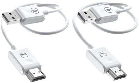 Émetteur et récepteur HDMI sans fil, 50 m, émetteur et récepteur HDMI longue portée, extension HDMI sans fil compatible HDCP, streaming vidéo/audio depuis un ordinateur portable, téléphone, PC vers