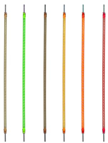 Flexibility LED-Leuchtmittel, 60 mm, 80 mm, 95 mm, 130 mm, 145 mm, 185 mm, 255 mm, 300 mm, DC3 V, Zubehör, Dioden, dekorative Lampe, Kunst-Filament, Rosa, 80 mm, 20 Stück