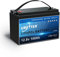 UBETTER 12V 100Ah LiFePO4 Batterie mit 100A BMS, 100Ah Lipo Batterie 1280Wh Lithiumbatterie mit 4000+ Deep Cycle, Unterstützung in Serie/Parallelschaltung, perfekt als Stromquelle für Innen und Außen