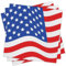 Wentsent Servietten Amerika, 96 Stars Stripes Servietten, USA Flagge Papierservietten, Vereinigte Staaten Amerika Tischdeko Passend für amerikanische Mottoparty Veteranentag Wahltag Unabhängigkeitstag