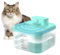 RUXAN Fontaine à Boire pour Chat 2L, Fontaine pour Animaux de Compagnie Super Silencieuse avec Lumières LED, Filtration Multiple, Trois Modes de débit d'eau