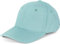 styleBREAKER Unisex 6-Panel Baseball Cap | gebürstete Baumwolle | Klettverschluss verstellbar | einfarbiges Basecap für Damen und Herren, Farbe:Taubenblau