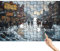 Puzzle 1500 Pezzi Strada, Inverno Puzzle Adulti, Giocattolo Educativo Colorato e Interessante Impostato con Scatola, Sfida Impossibile Gioco Arte Educativo per Unico Regalo Donna Decorazioni Casa Y-4