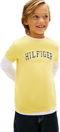 Tommy Hilfiger Jungen Hilfiger Varsity T-Shirt Kb0kb10420 T-Shirts (1er Pack)