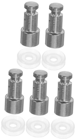 Happyyami Universal Pressure Cooker Float Valve Replacement Parts for 4l/5l/6l Electric Pressure Cookers Includes 5pcs Float Valve Rods Sealer for Kitchen Use