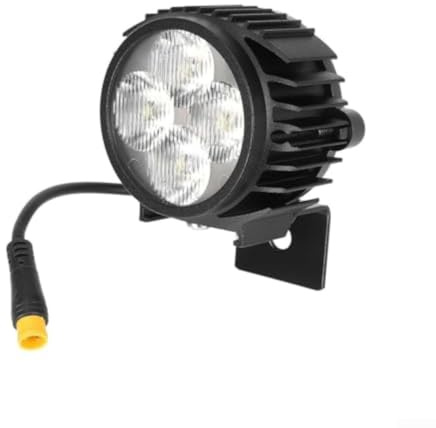 Phare avant LED pour scooter électrique Kukirin G2 Pro/G2 Pro DB/G2-Max, étanche et résistant aux chocs, en plastique avec connecteur à 3 broches