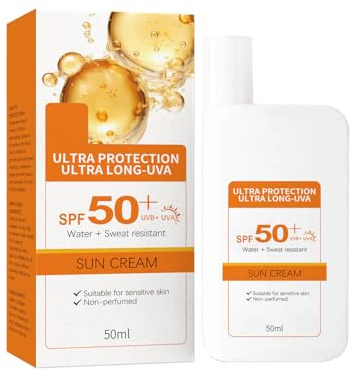 Sunscreen Face, Oil Control Sonnencreme Spf50, Für Gesicht Und Körper ölige Haut, Sonnencreme Gesicht Anti Aging, Für Damen Und Herren, 50ml (1)