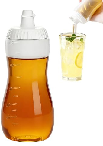 Squeeze Bottles for Sauces,500ml Leakproof Refillable Dispenser - Sauce Squeeze Bottle,for Kitchen Cooking Food Preparation Meal Prep Restaurant Home Travel
