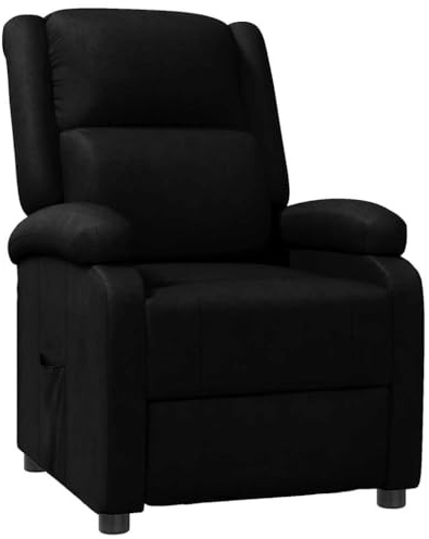 Mhdvray Sillón de relax de piel sintética, 70 cm de ancho, manual de 3 niveles, diseño moderno, robusto marco de madera y metal, cómodo sillón de TV para salón, dormitorio, balcón