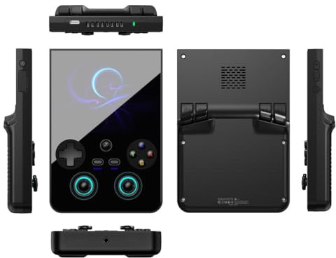 ExploTex RG477V 4,7-Zoll-Vollbild-Vertikal-Gaming-Konsole (8+256GB), Flaggschiff Dimensity 8300 Leistung. Vertikales Retro-Design Komplett Aus Glas, Speziell Für Gaming-Enthusiasten Entwickelt