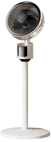 Stående Fläkt för Sovrum, 2-växlad Golvfläkt USB Uppladdningsbar | Tyst stående fläkt, rum stående fläkt för vardagsrum, sovrum, badrum, kök