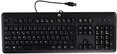 HP DT528A#ABE Teclado con cable - Teclado Español QWERTY, Negro