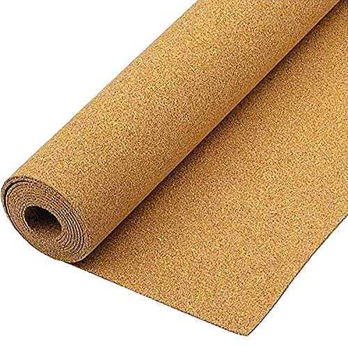 Natural Cork Board Textured Vinyl Wrap Underlayer Contact Shelf Paper Adhesive Roll Drawer Liner (17.8 x 3ft)