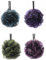 Fleur de Massage Fleurs de bain Grand éponge pour bain de douche Exfoliante pour baignoire Éponge pour homme et femme - Coloris aléatoire (4pack)
