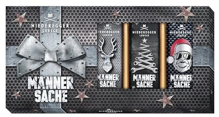 Niederegger Männersache Weihnachtspräsent,5x35g= 175g