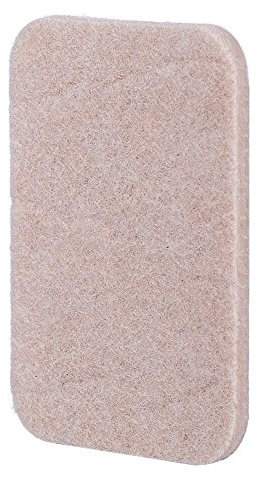 Filzgleiter selbstklebend Groß 80 x 60 mm, 2 Stück