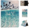 LMFULM® Case for Amazon Kindle Fire HDX 7 (7.0 Inch) (3rd Generation, 2013 Release Only) PU Leather Ultra Thin Hard Magnetic Case Coastal Coconut Palm Pattern Stand Case for Kindle Fire HDX 7
