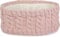 styleBREAKER Damen Strick Stirnband mit Zopfmuster und Pailletten, Fleece Futter, Haarband, Thermo Winter Headband 04026028, Farbe:Rose