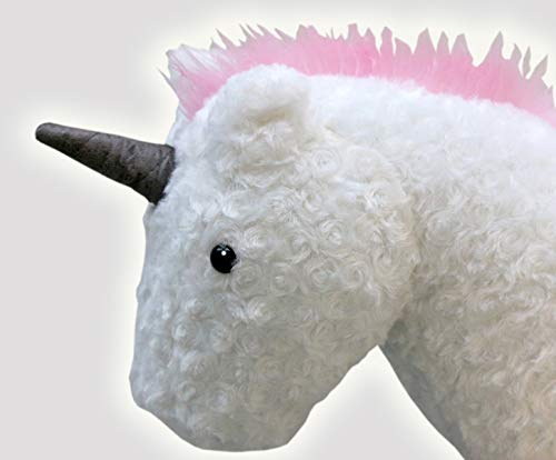 Charlottes Möbelkaufhaus Einhorn Hocker Kinder Stuhl mit Stauraum Kinderhocker Sitzhocker Fußbank Schemel
