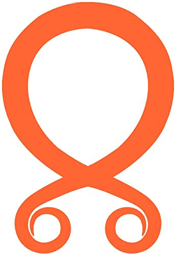 Samunshi® Aufkleber Trollkreuz für Auto Motorrad Wikinger Vikings Germanen in 10 Größen und 25 Farben (82x120cm orange)