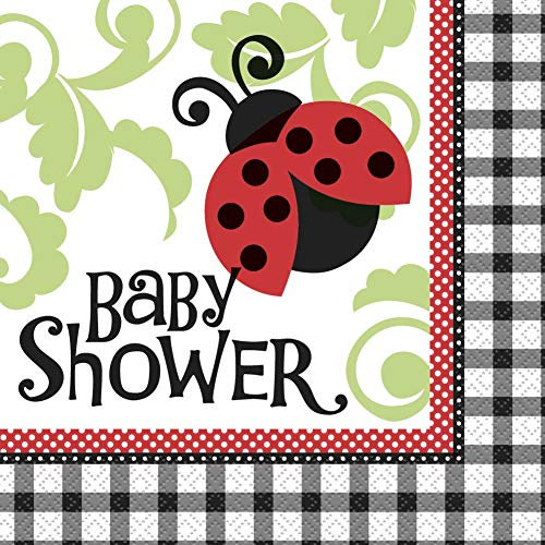 LIVELY LADYBUGS Party Range (Birthday/Plates/Napkins/Banner)