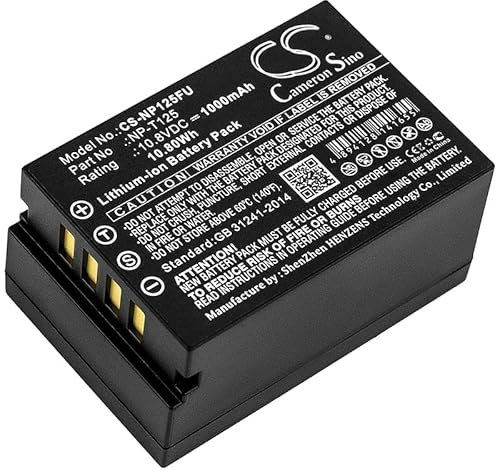 Battery For FUJIFILM GFX 50S, Medium Format GFX, (1000mAh)