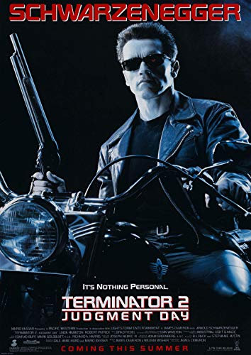 Poster affiche Terminator 2 Judment Day by James Cameron Film