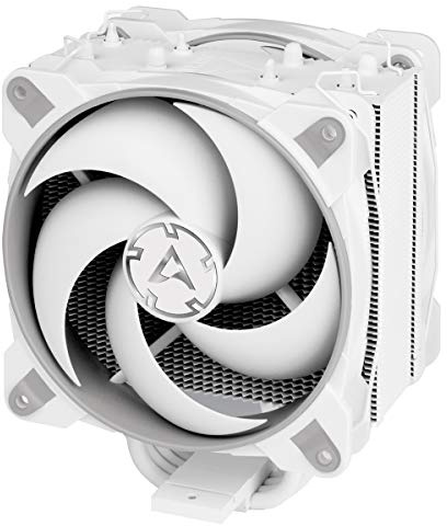 ARCTIC Freezer 34 Esports Duo - Tower CPU Cooler with BioniX P-Series case Fan in Push-Pull, 120 mm PWM Fan, for Intel and AMD, LGA1700 Compatible - Grey/White