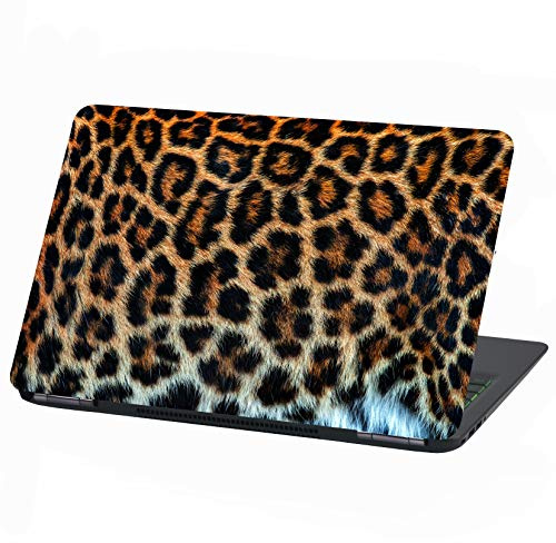 Laptop Folie Cover Abstrakt Klebefolie Notebook Aufkleber Schutzhülle selbstklebend Vinyl Skin Sticker (LP27 Leopardfell, 13-14 Zoll)
