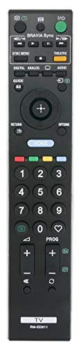 VINABTY RM-ED011 Reemplazar Control Remoto Apto para Sony Bravia LCD Digitale Farbe TV KDL-32W4220 KDL-40W4220 KDL-40W4230 KDL-52W4000 KDL-52W4210 KDL-32E40 KDL-32V45 KDL-32V47 KDL-32W40 KDL-32W42
