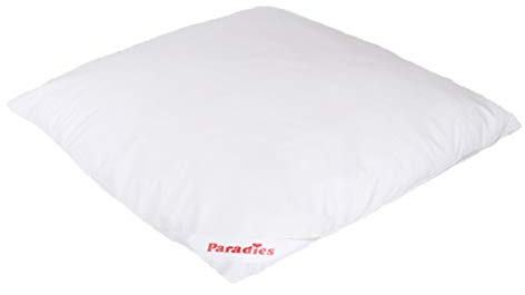 PARADIES Betz Kuschelkissen Softy medium Bio Baumwolle Farbe weiß mit Reißverschluß Verschiedene Größen Größe 80x80 cm