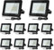 Lospitch 100W LED Strahler 1700LM Superhell Fluter, IP66 Wasserdicht Scheinwerfer Flutlicht, 3000K Warmweiß Außenleuchte, LED Flutlicht Außenstrahler für Innen und Aussen, 10pcs
