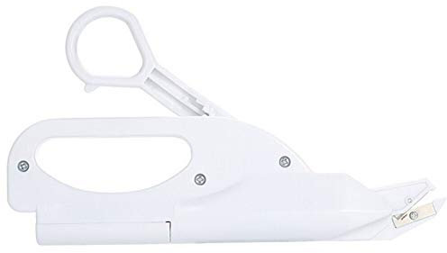 Hencik Forbici Elettriche Multiuso Sicure in Mano in Tessuto Elettrico per Cucire Utensili da Taglio Forbici da Sarto (Bianco)