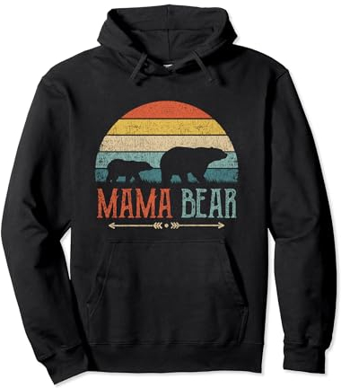Mama Bär Muttertag Witziges Geschenk Mutter Mama Bear Pullover Hoodie