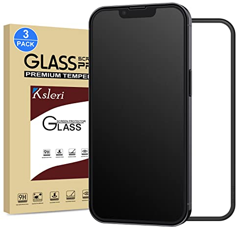 Ksleri 3 Stück Matte Panzer Schutz Glas für iPhone 14 Plus/iphone 13 Pro Max, matt Schutzfolie 9H Hartglas 2.5D Panzerfolie Screen Protector (2022 6,7 Zoll)