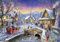 CHRISTMAS VILLAGE GLOW 1000 PIECE PUZZLE