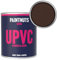 PaintNuts UPVC Window & Door Paint - RAL-8017 - CHOCOLATE BROWN Satin 1 Litre Tin