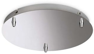 IDEAL LUX Rosone Standard 3 Leuchten Deckenlampe Deckenleuchte Chrom Lampe 285597
