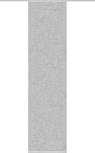 wohnfuehlidee Schiebegardine Deko Blickdicht Marlies, Farbe Silber, Größe BxH 60x245 cm